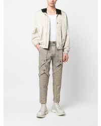 Мужские оливковые джинсы от Balmain