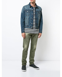 Мужские оливковые джинсы от AG Jeans