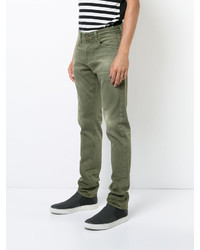 Мужские оливковые джинсы от AG Jeans