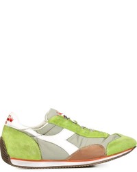 Мужские оливковые замшевые кеды от Diadora