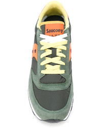Мужские оливковые замшевые кеды от Saucony