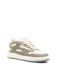 Мужские оливковые замшевые низкие кеды от Represent