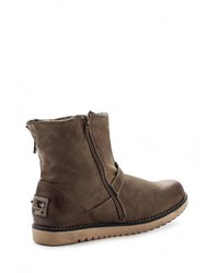 Оливковые замшевые полусапоги от Damerose