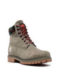 Мужские оливковые замшевые рабочие ботинки от Timberland