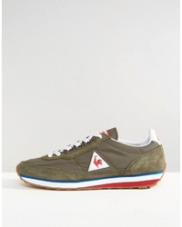 Мужские оливковые кеды от Le Coq Sportif