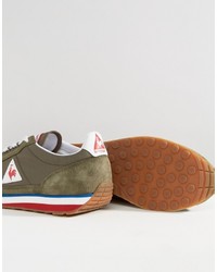 Мужские оливковые кеды от Le Coq Sportif