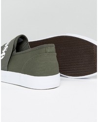 Мужские оливковые кеды от Ellesse