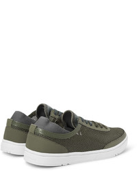 Мужские оливковые кеды от Orlebar Brown