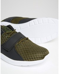 Мужские оливковые кеды от Pull&Bear