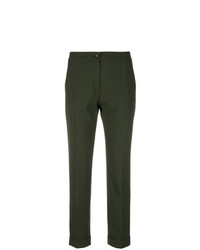 Женские оливковые классические брюки от Etro