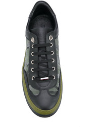 Мужские оливковые кожаные кеды от Jimmy Choo