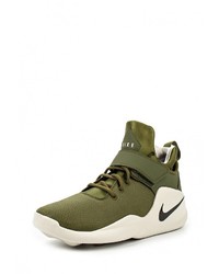 Мужские оливковые кожаные кроссовки от Nike