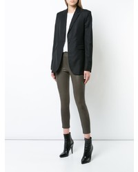 Оливковые кожаные леггинсы от Sprwmn