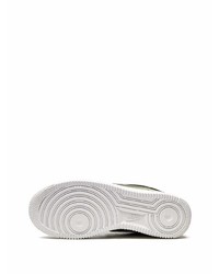 Мужские оливковые кожаные низкие кеды от Nike