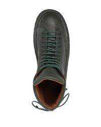 Мужские оливковые кожаные повседневные ботинки от Marsèll