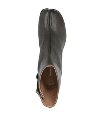 Мужские оливковые кожаные повседневные ботинки от Maison Margiela