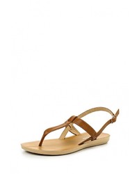 Оливковые кожаные сандалии на плоской подошве