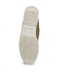 Оливковые кожаные топсайдеры от Beverley Box