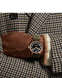 Мужские оливковые кожаные часы от Zenith