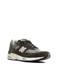 Мужские оливковые кроссовки от New Balance
