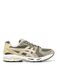 Мужские оливковые кроссовки от Asics