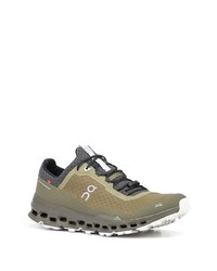 Мужские оливковые кроссовки от ON Running