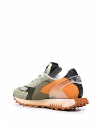 Мужские оливковые кроссовки от RUN OF