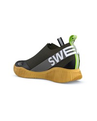 Мужские оливковые кроссовки от Swear