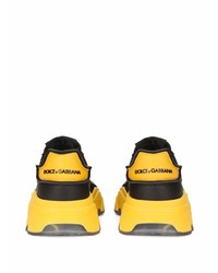 Мужские оливковые кроссовки от Dolce & Gabbana