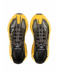 Мужские оливковые кроссовки от Dolce & Gabbana