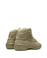 Мужские оливковые кроссовки от Yeezy