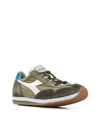 Мужские оливковые кроссовки от Diadora