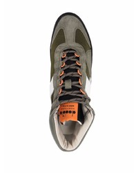 Мужские оливковые кроссовки от Diadora