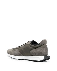 Мужские оливковые кроссовки от Hogan