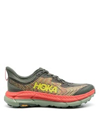 Мужские оливковые кроссовки от Hoka One One