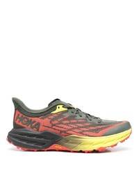 Мужские оливковые кроссовки от Hoka One One