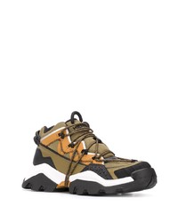 Мужские оливковые кроссовки от Kenzo