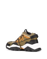 Мужские оливковые кроссовки от Kenzo