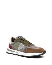 Мужские оливковые кроссовки от Philippe Model Paris