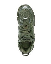 Мужские оливковые кроссовки от Balenciaga
