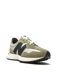 Мужские оливковые кроссовки от New Balance