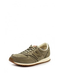 Женские оливковые кроссовки от New Balance