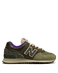 Мужские оливковые кроссовки от New Balance