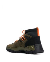 Мужские оливковые кроссовки от Tod's