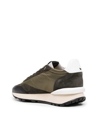 Мужские оливковые кроссовки от Android Homme