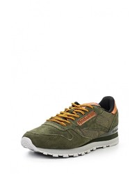 Женские оливковые кроссовки от Reebok Classics