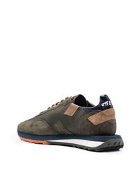 Мужские оливковые кроссовки от Ghoud