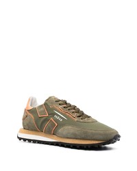 Мужские оливковые кроссовки от Ghoud