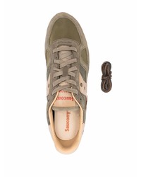 Мужские оливковые кроссовки от Saucony