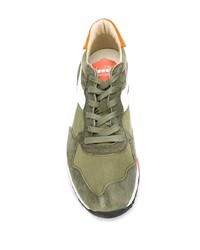 Мужские оливковые кроссовки от Diadora